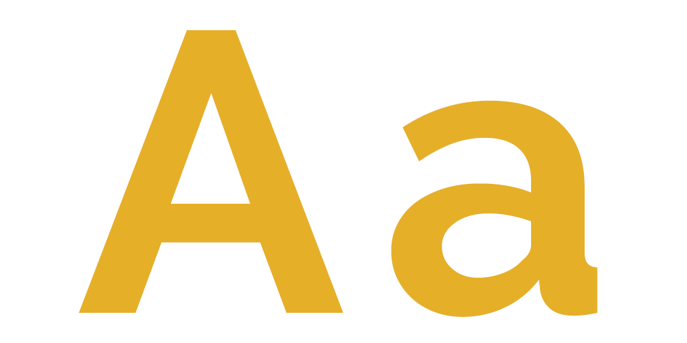 Logo Schrift SansSerif