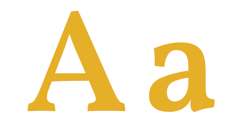 Logo Schrift Serif