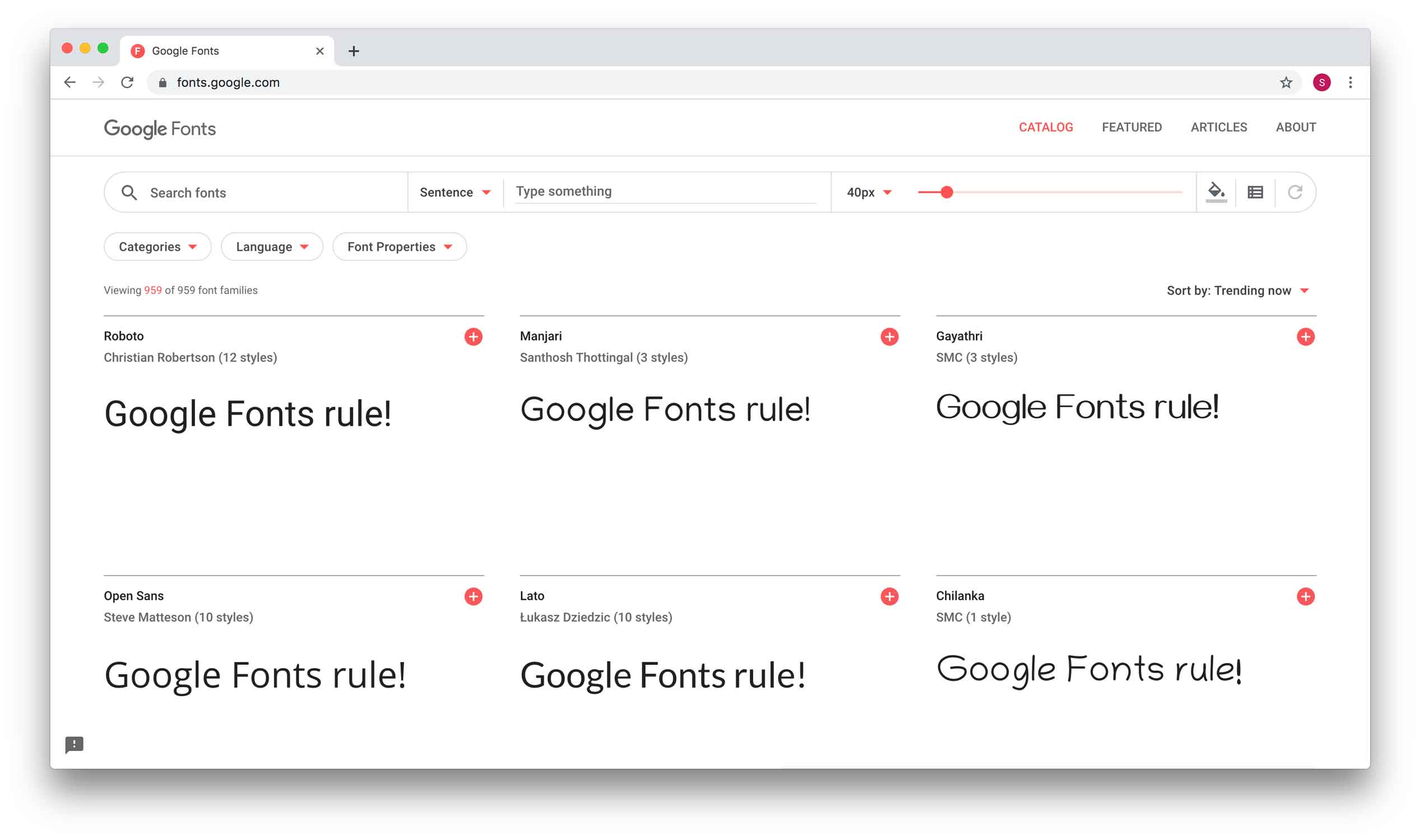 Google Fonts