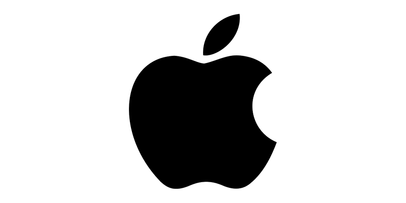 gutes Logo: Apple-Logo Signet