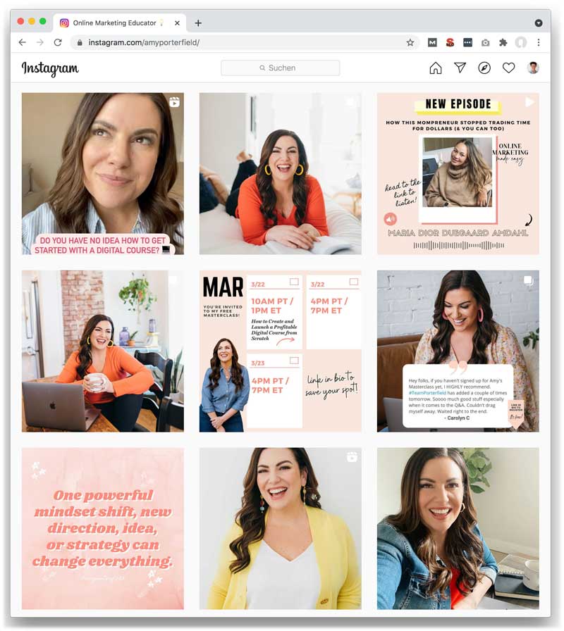 Instagram Amy Porterfield