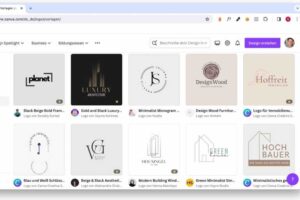 Der Versuch: In Canva ein Logo erstellen
